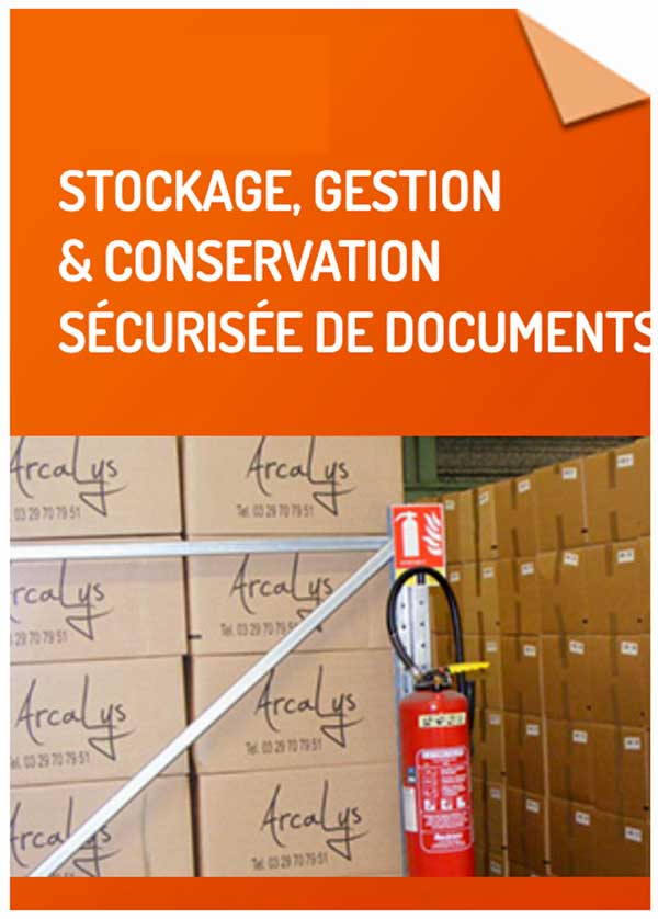 Stockage, gestion & conservation sécurisée de documents