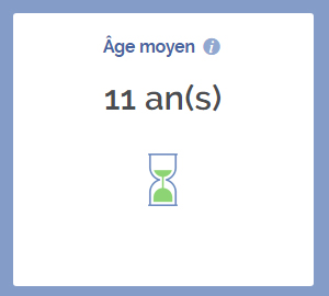 Age moyen des entreprises de Villeparisis