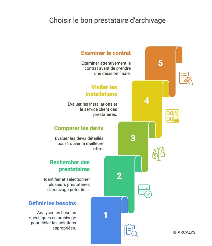 Arcalys, prestations d'archivage pour la gestion et conservation sécurisée de vos archives physiques