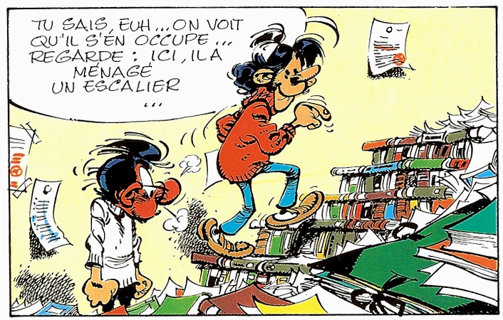 local d'archives : Gaston Lagaffe