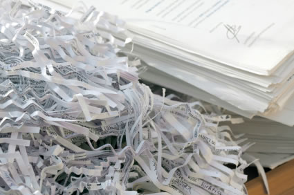 Destruction des documents d'archives
